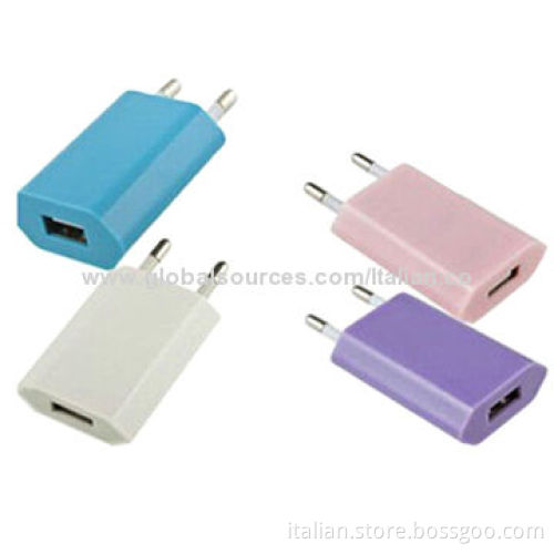 5V, 1A high-quality USB wall charger for iPhone, with IC inside